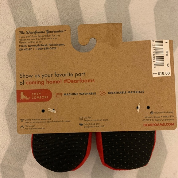 Dearfoams baby bear baby slippers - Picture 5 of 8